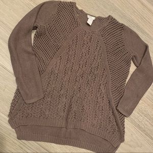 E SIGN HISTORY Knit Sweater Size SM